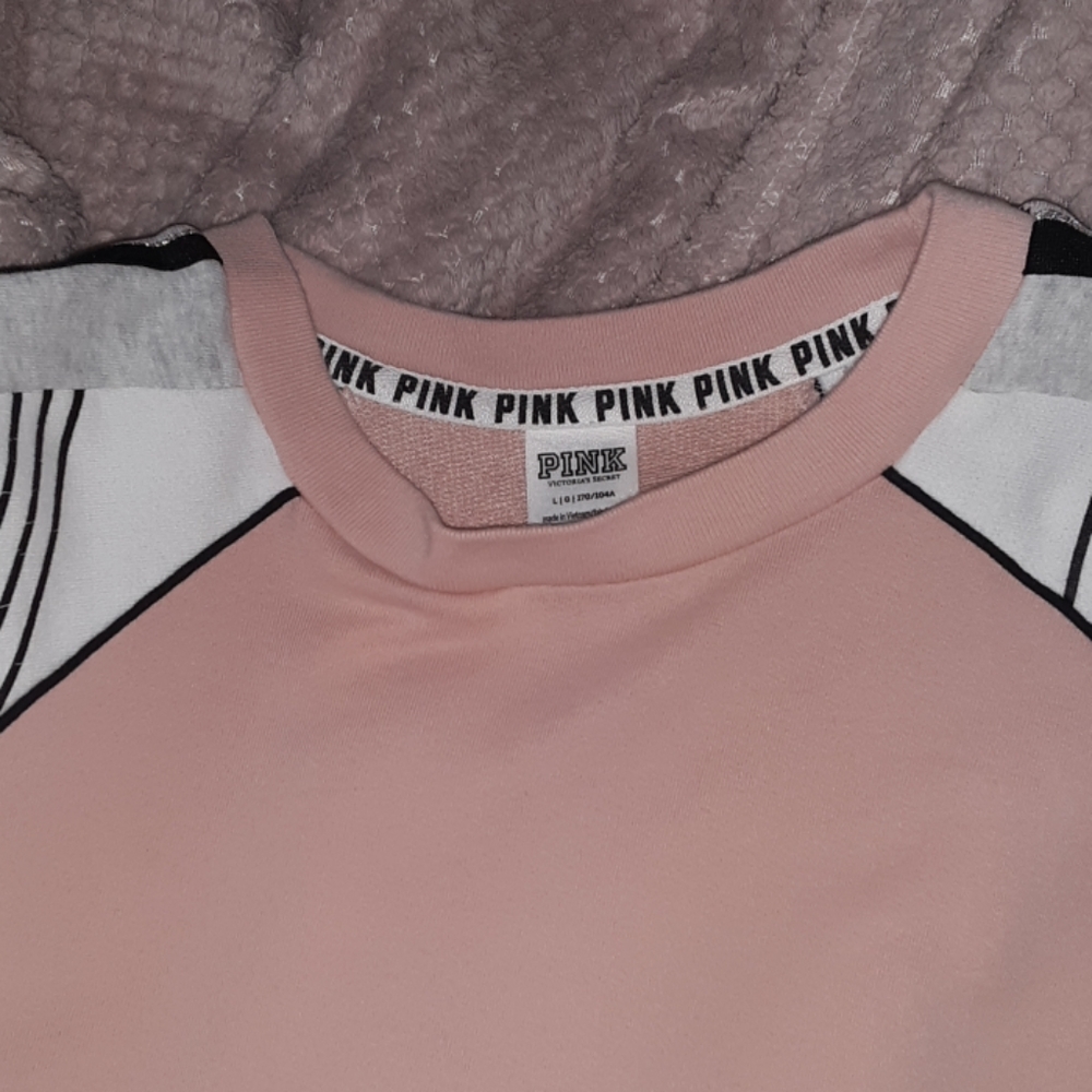 Black x Grey x Glittery x Salmon Pink Sweatshirt